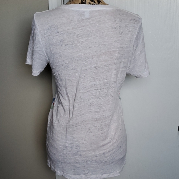 J Crew Linen Blend Tshirt - Picture 2 of 4